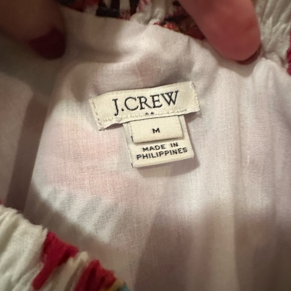 J Crew multi color one shoulder women’s dress. Size M - Picture 7 of 11